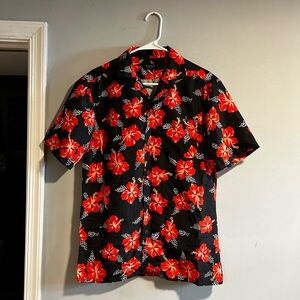 Year In Year Out Red Hibiscus Shirt